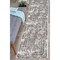World Rug Gallery Bohemian Distressed Border Runner Rug 2' x 7' Black 386BLACK2X7 - alternate 1